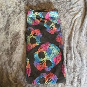 No Boundaries Black Skull Leggings